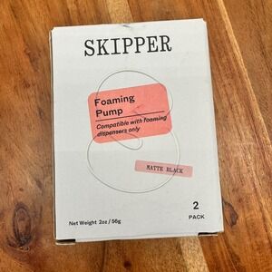 Skipper Foaming Pump Replacement Heads 2 Pack Matte Black 40mm 410 Thread New